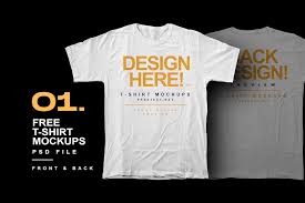free t shirt mockup design psd file
