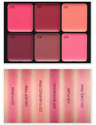 creamy blush palette
