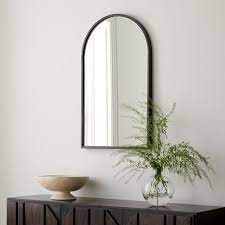metal frame arched wall mirror 36
