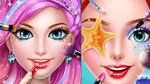 mermaid makeup salon game you