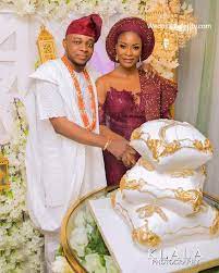 Engagement Yoruba Traditional Wedding Cakes gambar png