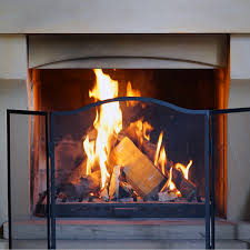 Fireplace During The Summer