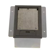 2 compartment floor outlet plastic lid