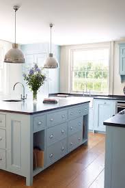 Here are 4 steps to a fresh look to your kitchen, whilst keeping your old honey oak. Colored Kitchen Cabinets Inspiration The Inspired Room