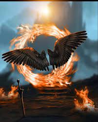 black devil fire wings picsart
