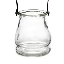 Glass Hanging Candle Holder Mini