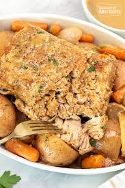 crockpot pork roast with vegetables