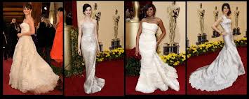 oscar fashion shimmered with less color