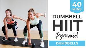 40 minute dumbbell hiit workout at home