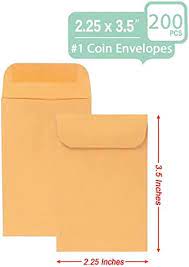 coin envelopes 2 25x3