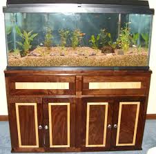 black walnut maple fish tank stand