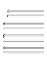 The blank guitar tab sheet is easily printable and editable in word, pdf, powerpoint. Blank Sheet Music Tab And Notation Mandolin