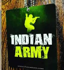 indian army car hanging logo s7086