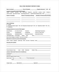 Blank Security Incident Report Template Sample   Helloalive Sample Templates primary school incident report form