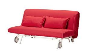 futon sofa bed double ikea red ebay
