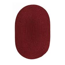 rhody red wine braided area rug