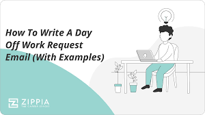 write a day off work request email