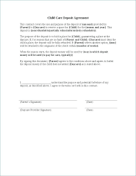 Babysitting Agreement Template Luxury Contract Gallery Design Ideas