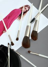 neutral vibe makeup brushes set of