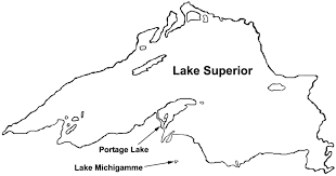 Map Of Lake Superior Showing The Location Of The Study Lakes