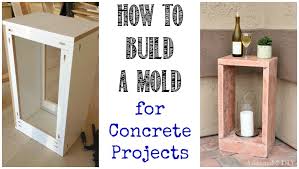 a mold for concrete projects