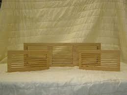 constructing wood grilles for floor vents