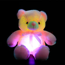 China 20 Inch Creative Night Light Led Stuffed Animals Lovely Bear Glow Plush Toys Gifts For Kids China Led Light Stuffed Animal Toy And Glow Plush Toys Gifts Price