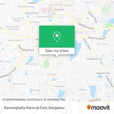 to bannerghatta national park