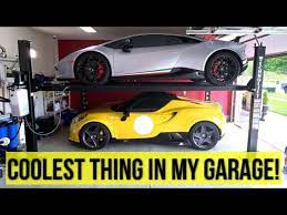 car lift in a small garage how much