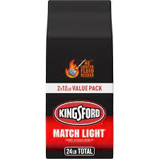 kingsford match light 2 pack 12 lb