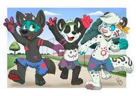 The tribe of the park by pacopanda -- Fur Affinity [dot] net