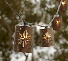 Punched Tin String Lights Pottery Barn