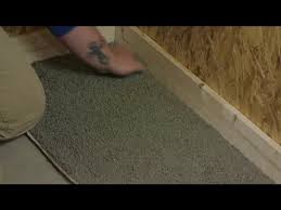 how to install trim before the carpet