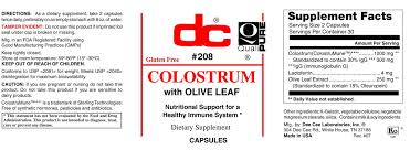 colostrum 30 ig g w olive leaf