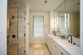 75 laminate floor walk in shower ideas