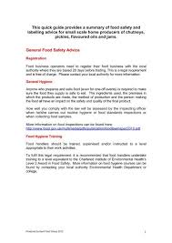 food safety advice for small producers