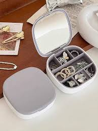 1pc jewelry storage box compartment
