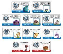 monsters university students faculty
