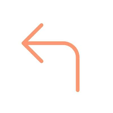 Left Turn Arrow Flat Color Ui Icon
