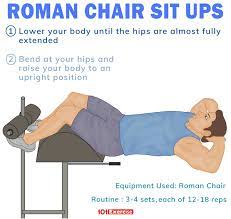roman chair sit ups 101exercise com