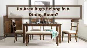 do area rugs belong in a dining room