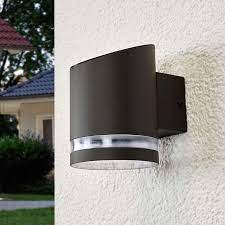 Outdoor Wall Lamp Anthracite Incl Led