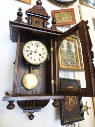 Antique Biedermeier Junghans Wall Clock