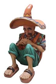 Mexican Taking Siesta In Sombrero And