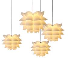 Modern Lotus Flower Lampshade Lamp