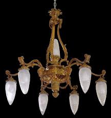25 collection antique bronze chandelier. Antiques Art Vintage