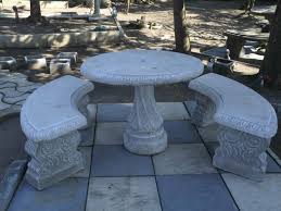 Table Sets Amalgamated Concrete