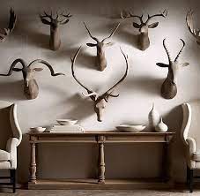 Wall Mount Taxidermy Decor Wood Trophies