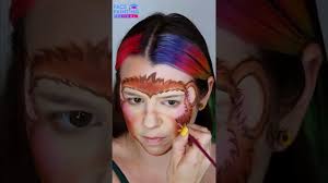 full face monkey face paint tutorial