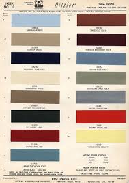 1966 mustang paint colors